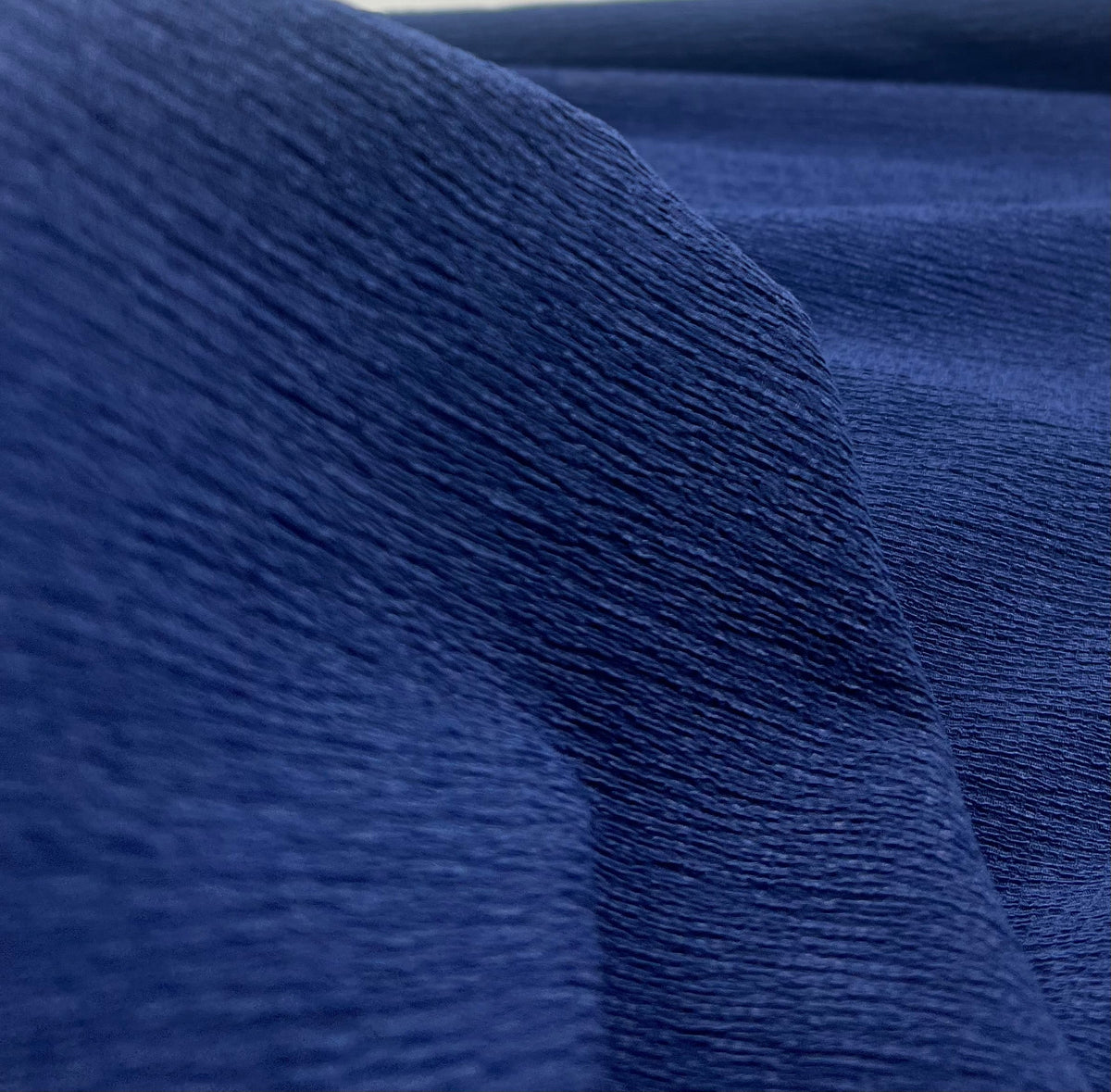Navy Textured Tree Bark Stretch Dress Craft Fabric
