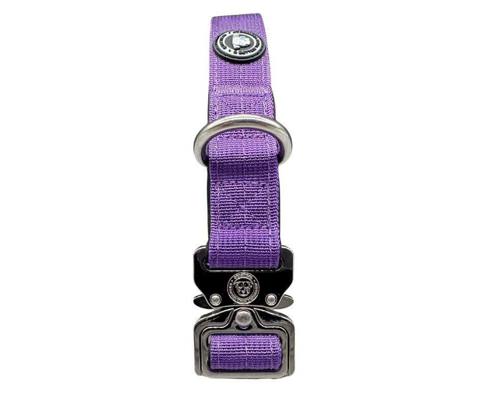 2.5cm Nylon BTactical™ Collar | Lavender Purple