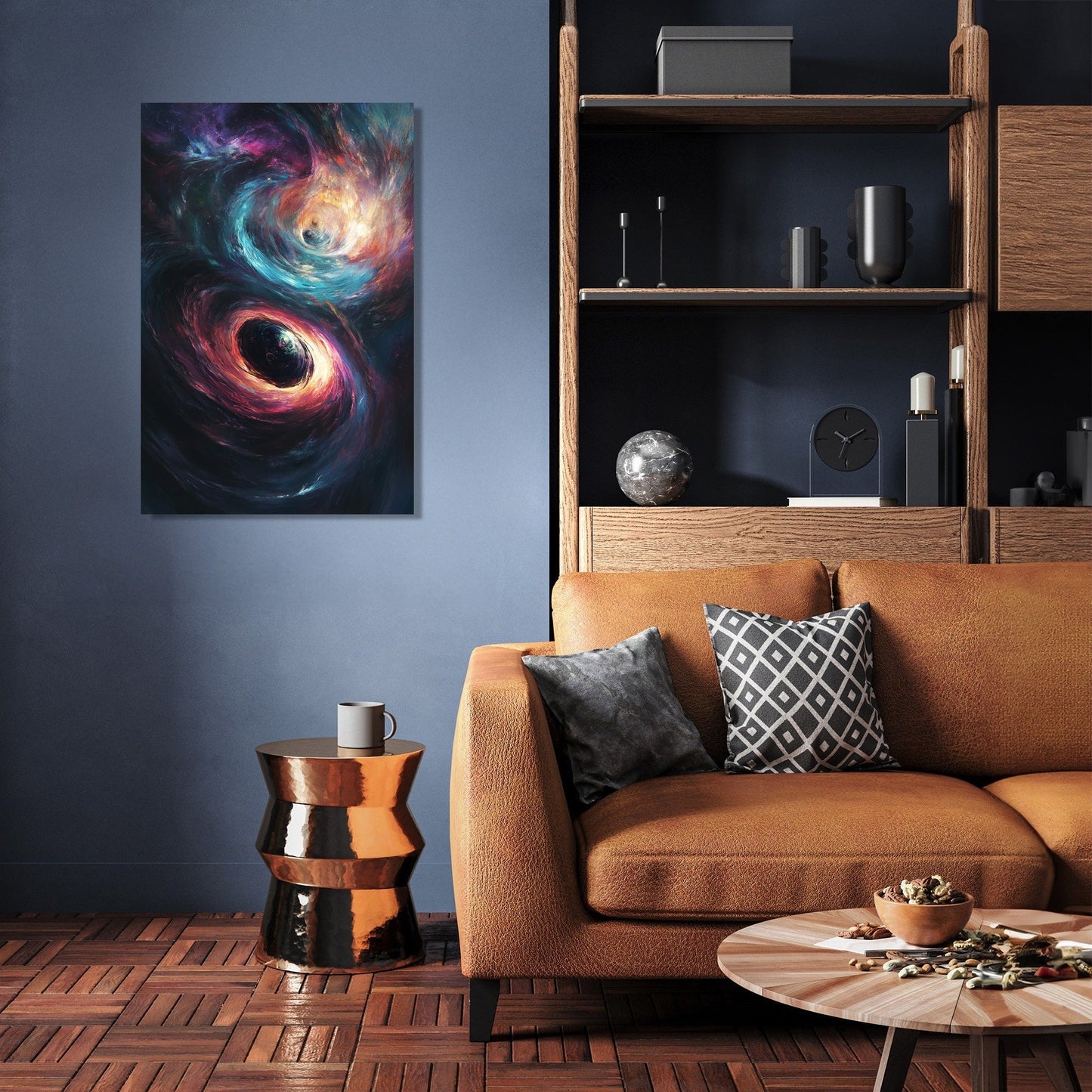 Cosmic Vortex Canvas