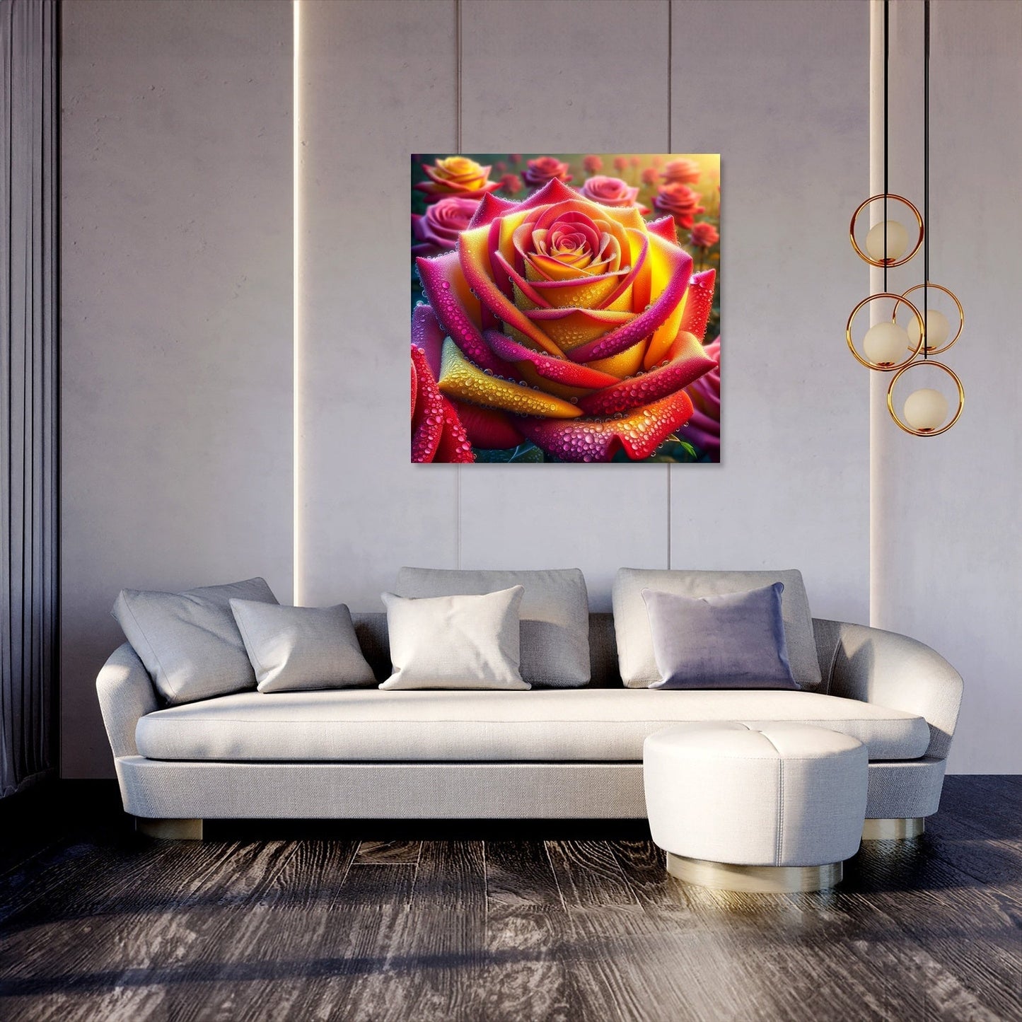 Realism Rose Dew Canvas