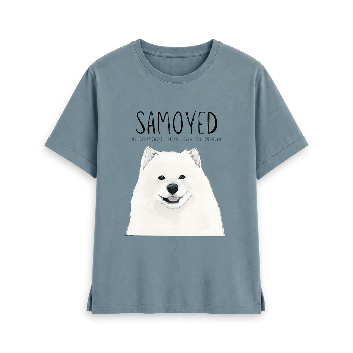 Fluff First, Questions Later – The Samoyed Tee for Professional Dog People