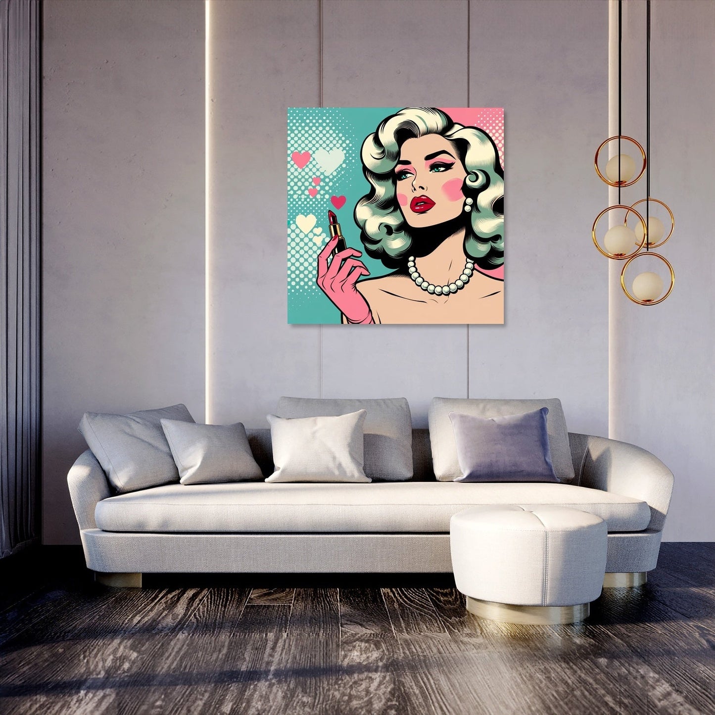 Glamorous Lady Canvas