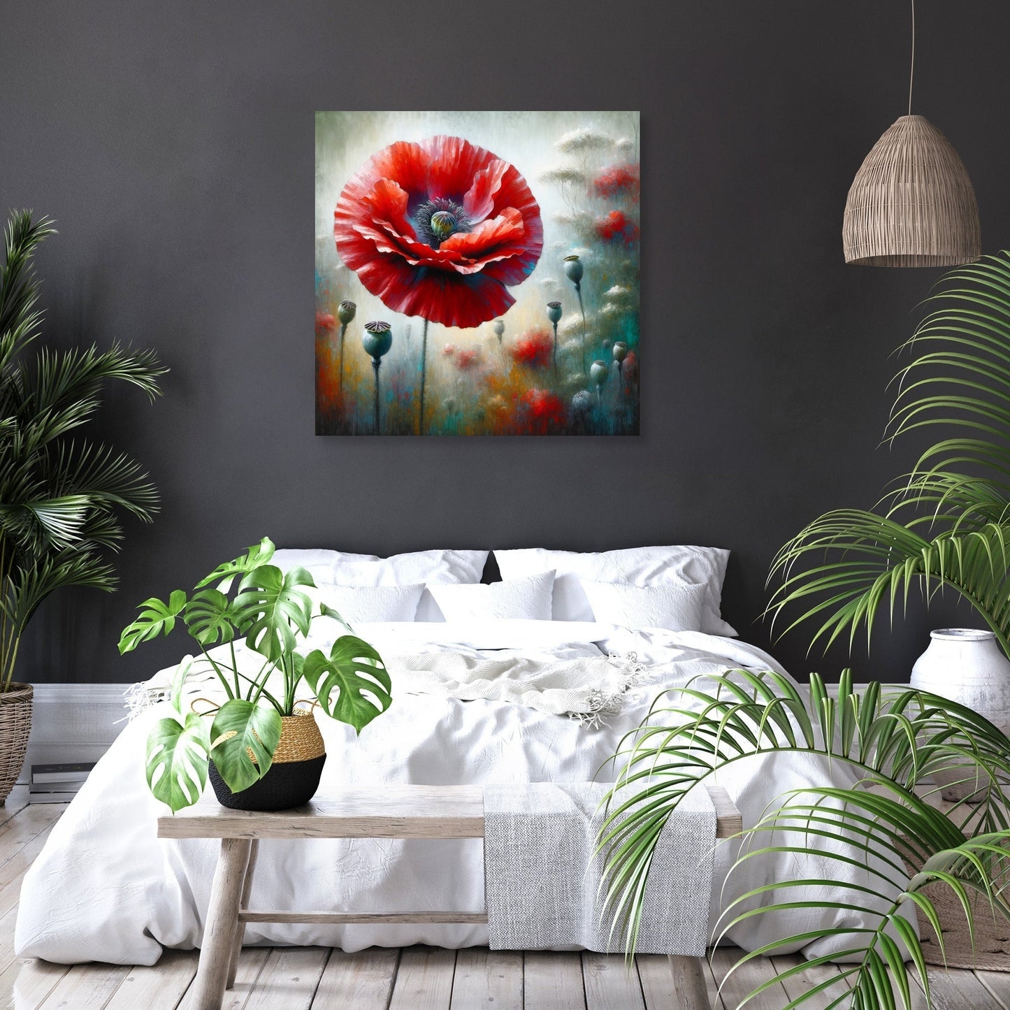 Solitude in Bloom Canvas
