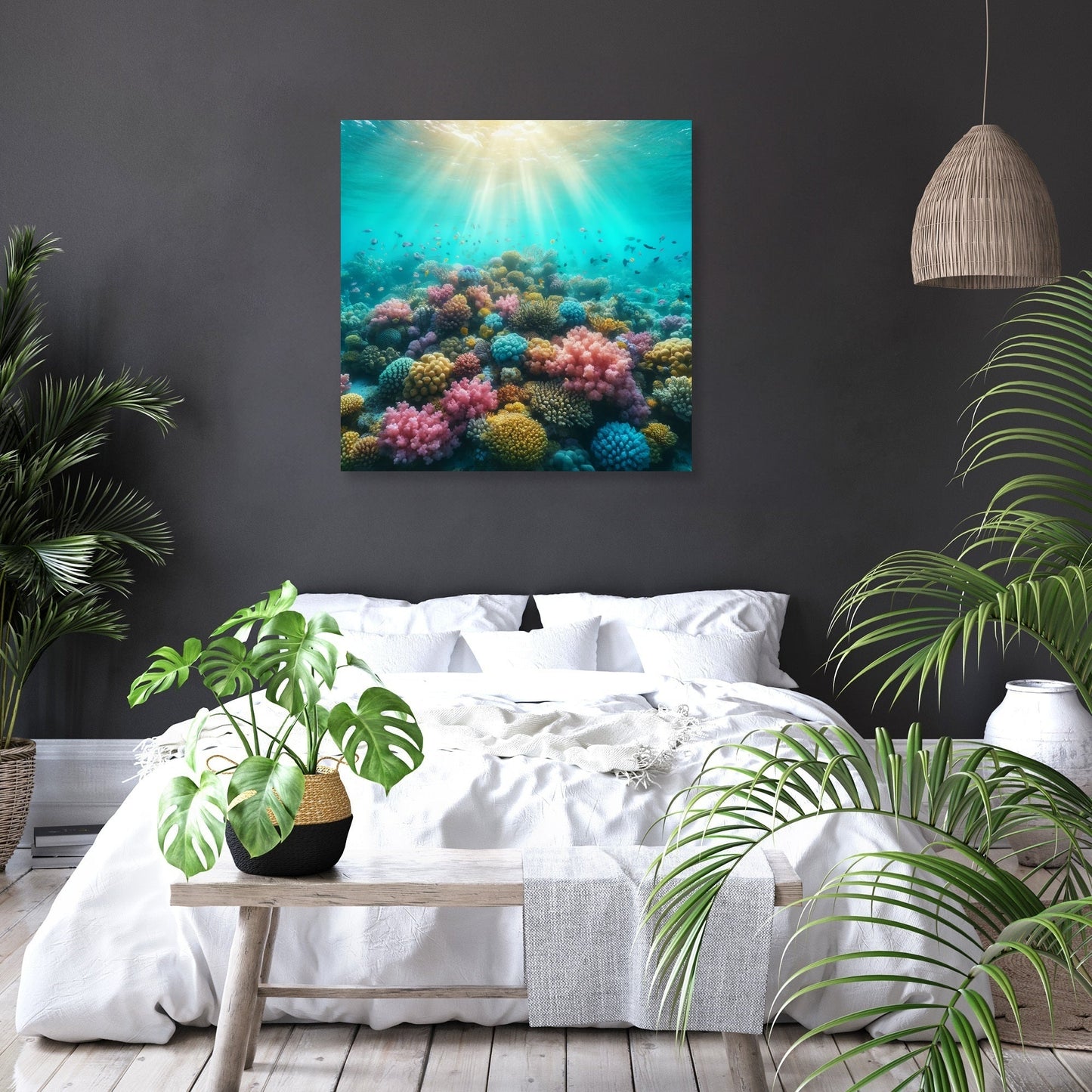 Coral Reef Serenity Canvas