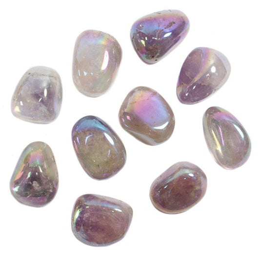 Amethyst Aura Tumblestone