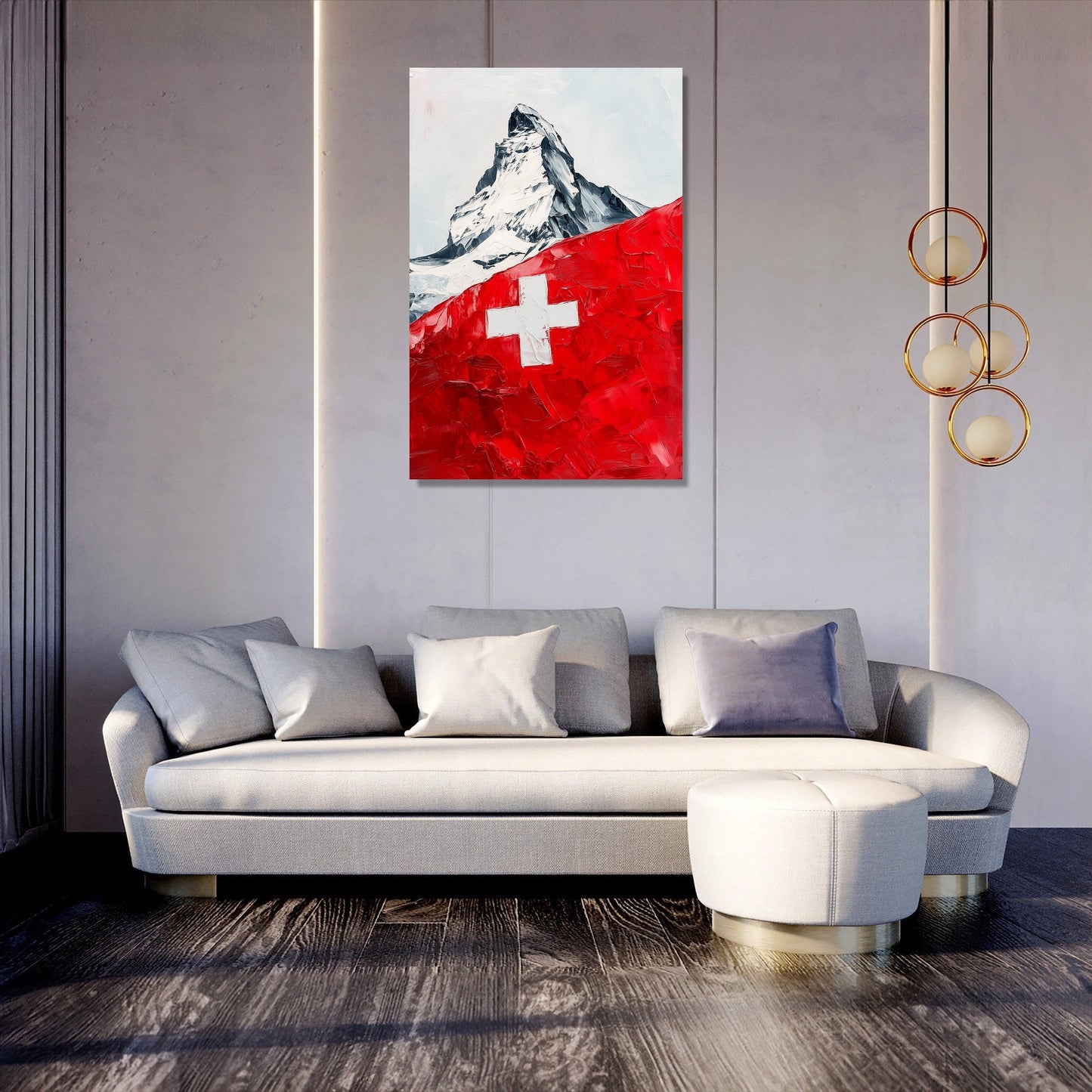 Majestic Alps Canvas
