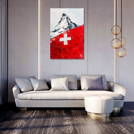 Majestic Alps Canvas