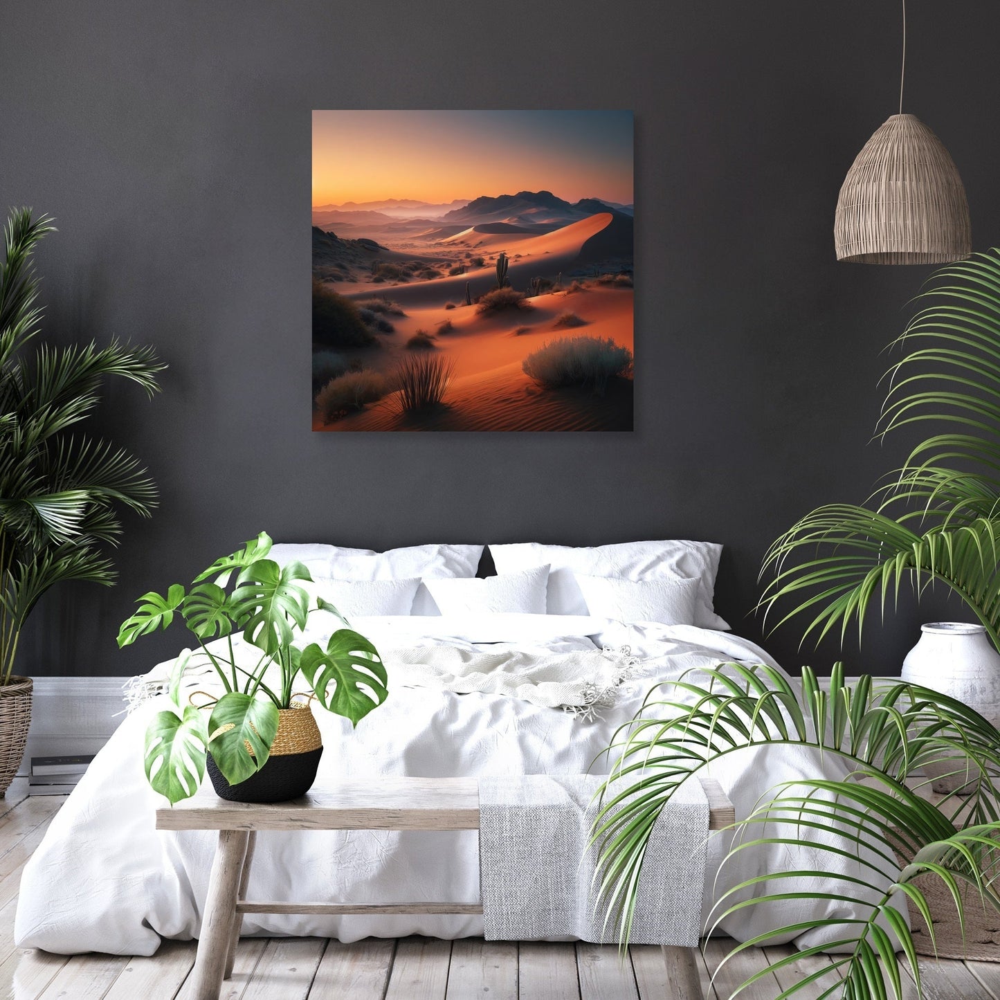 Dawn Desert Elegance Canvas