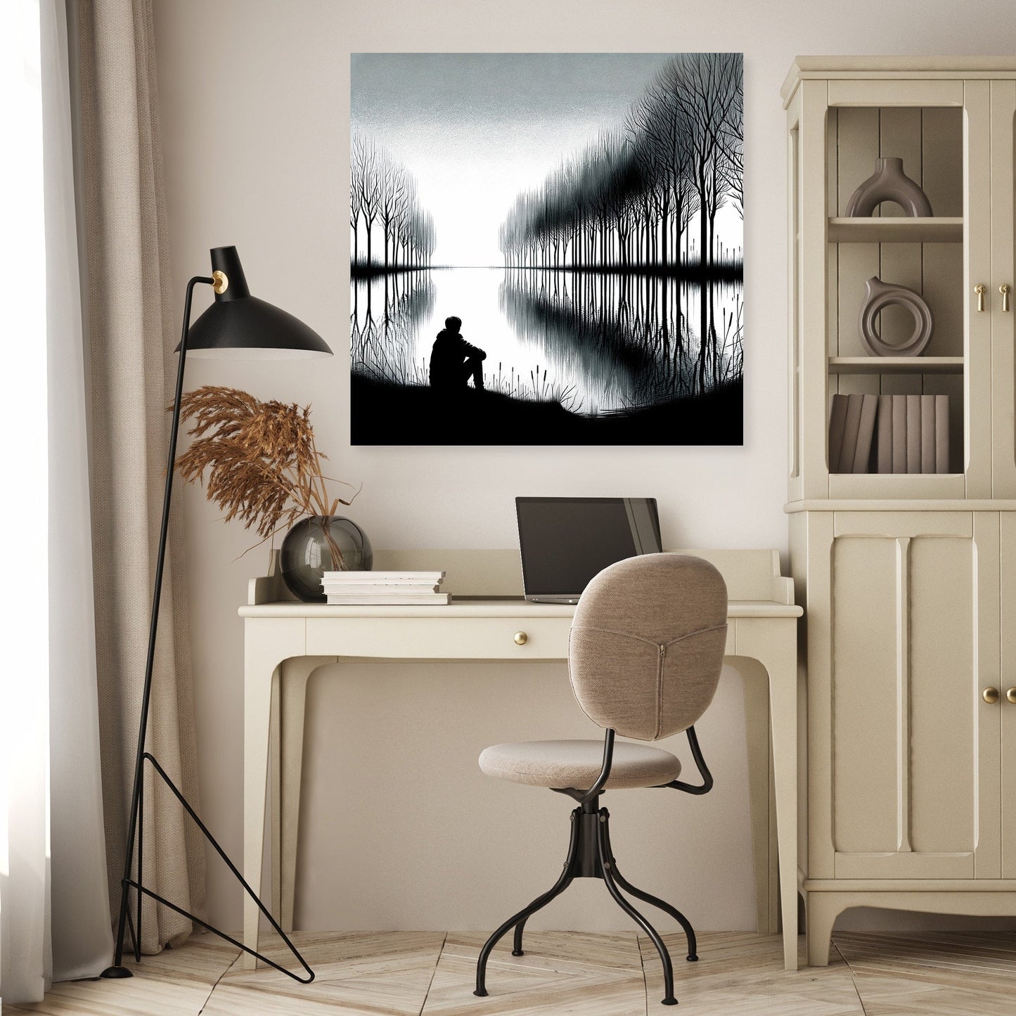 Reflections of Solitude Canvas