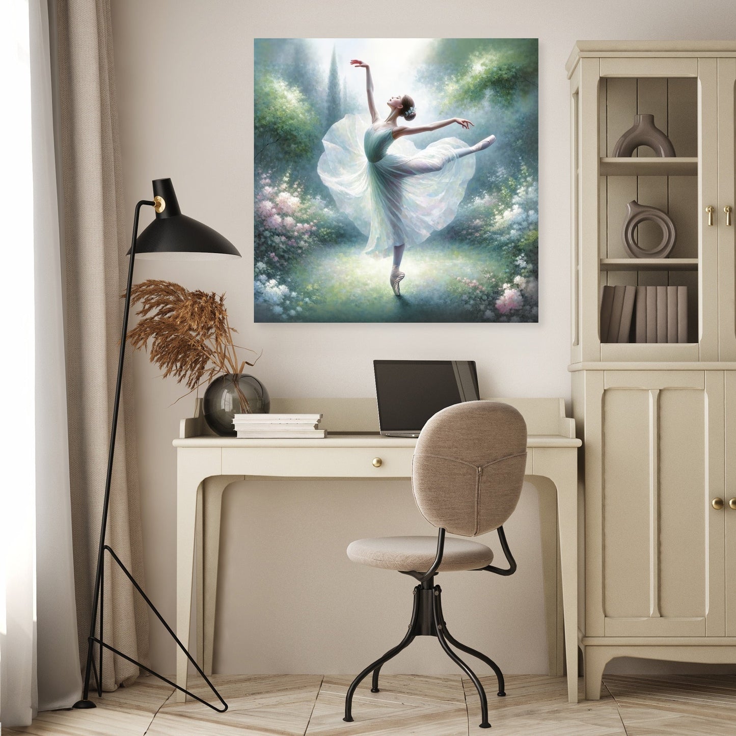 Graceful Arabesque Canvas