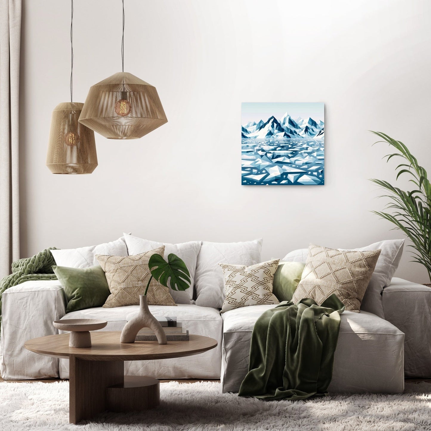 Frozen Arctic Canvas
