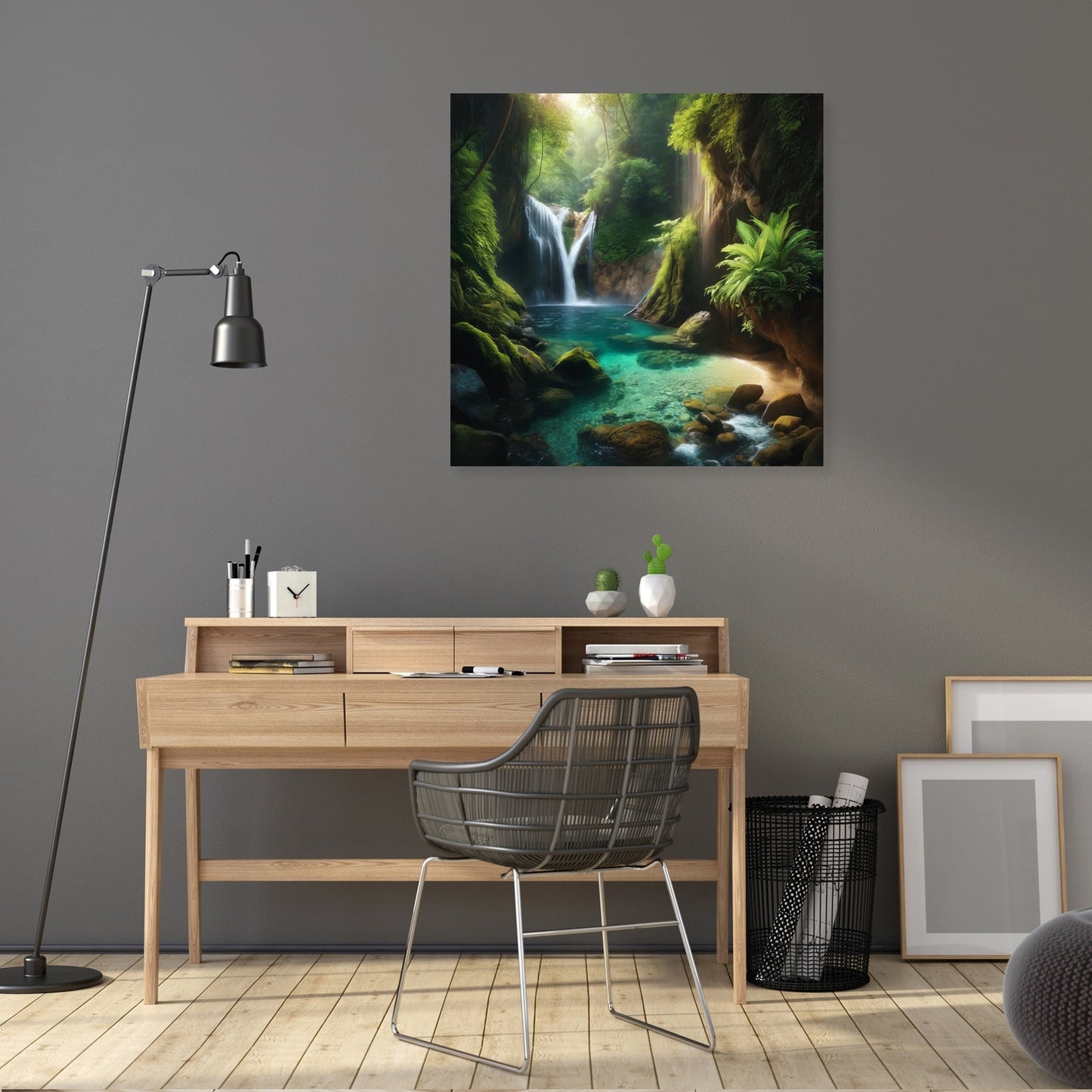 Hidden Waterfall Cove Canvas