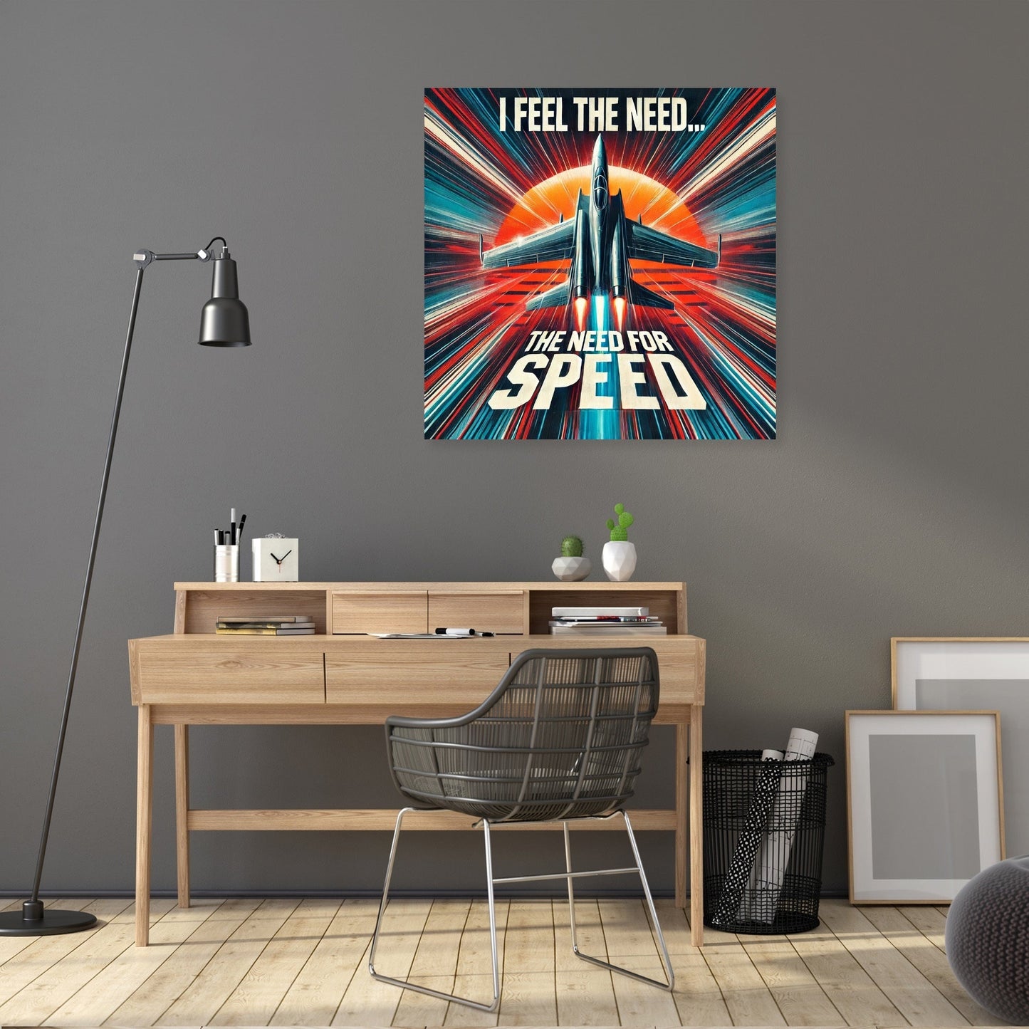 Sunset Velocity Canvas
