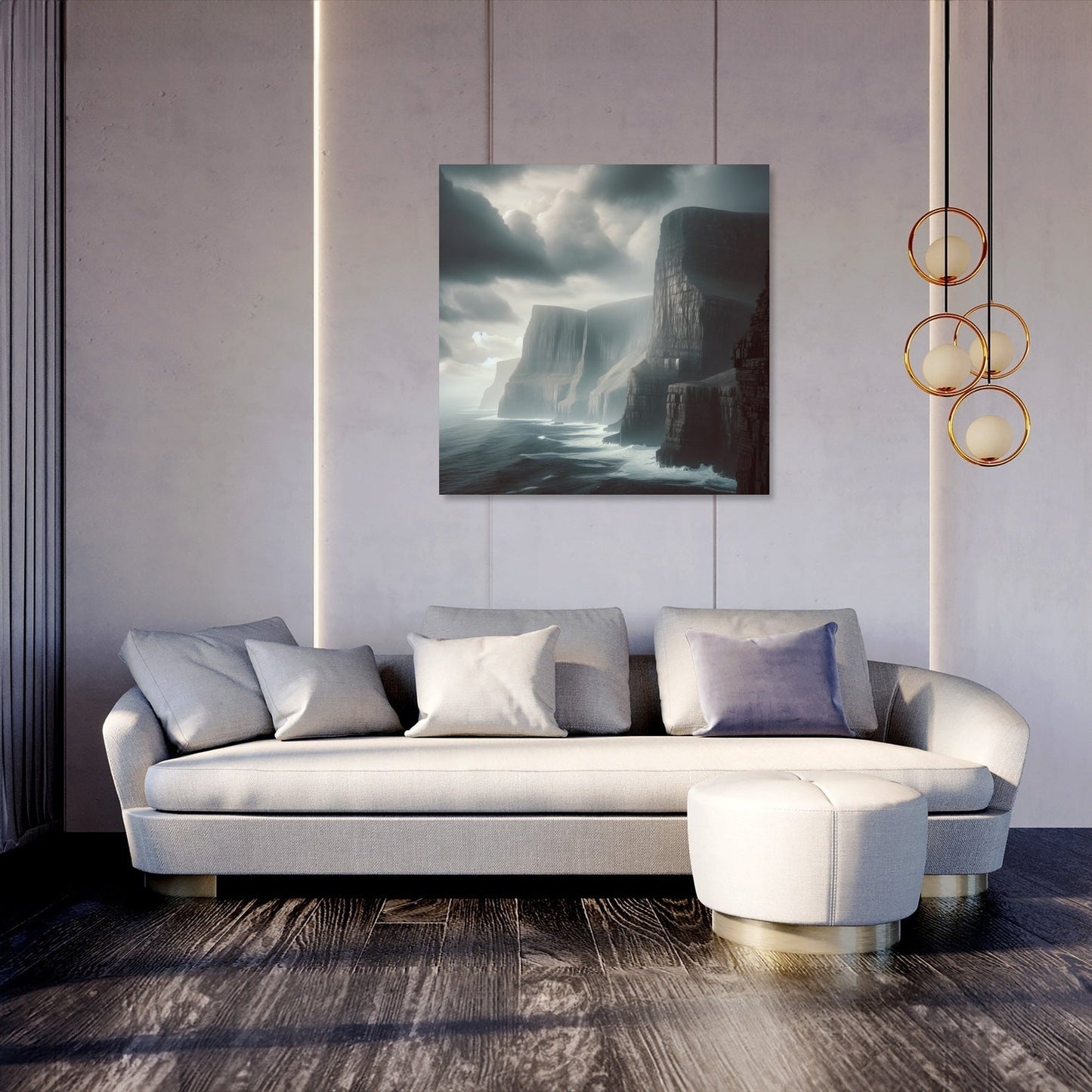 Coastal Cliffs Canvas