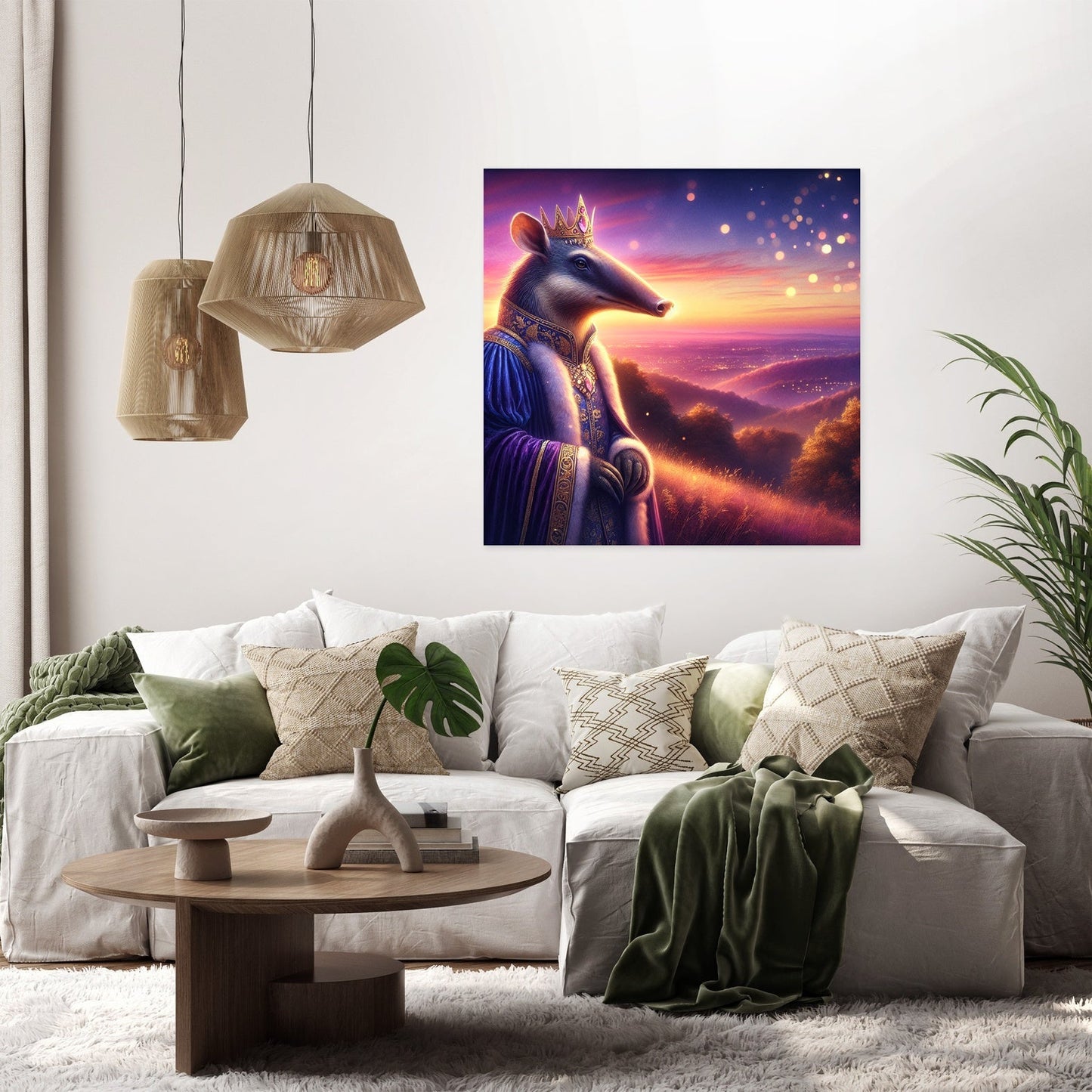 Regal Aardvark Dusk Canvas