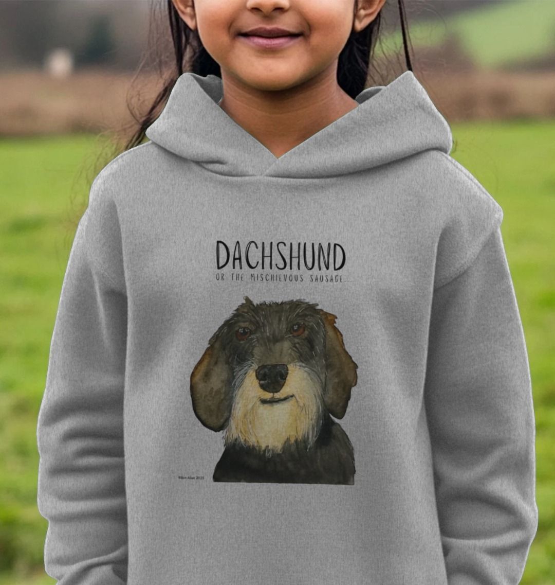 Mischievous Wire Haired Sausage Hoodie – Snuggles, Sass & Sustainability!