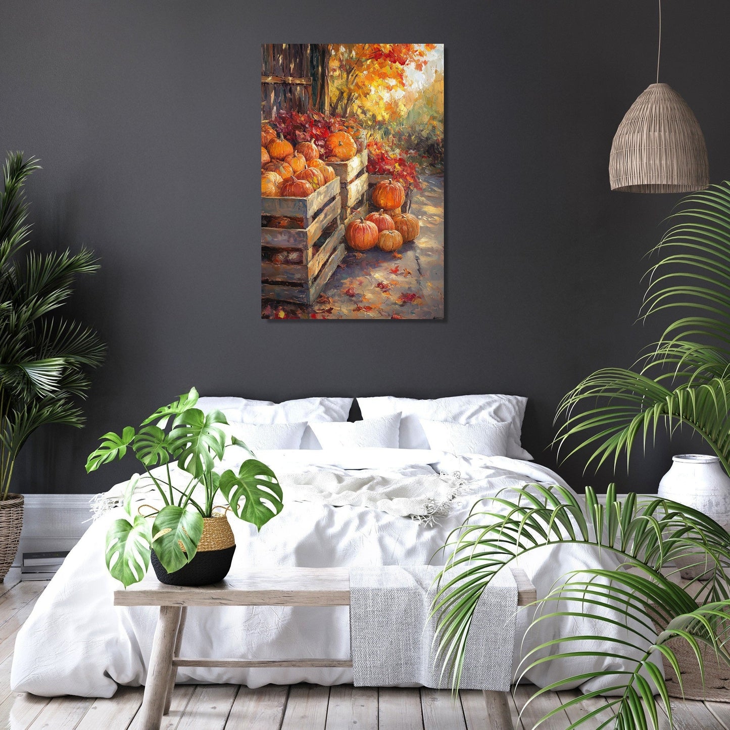 Golden Harvest Memories Canvas