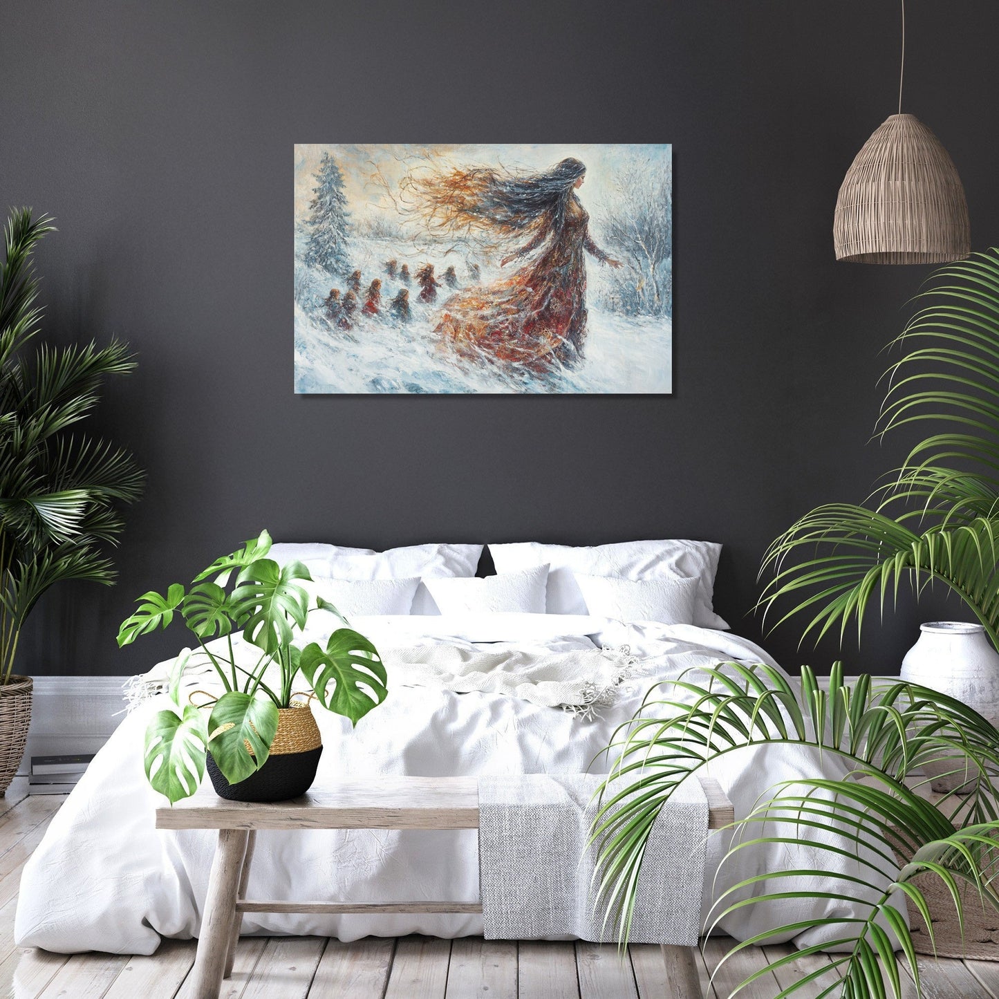Nordic Mother Goddess Canvas