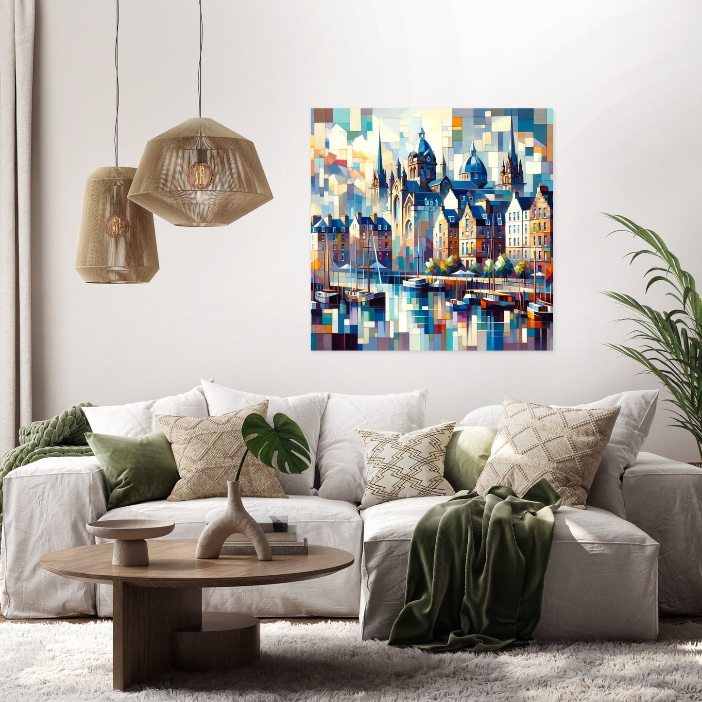 Edinburgh's Cubist Leith Marina Canvas