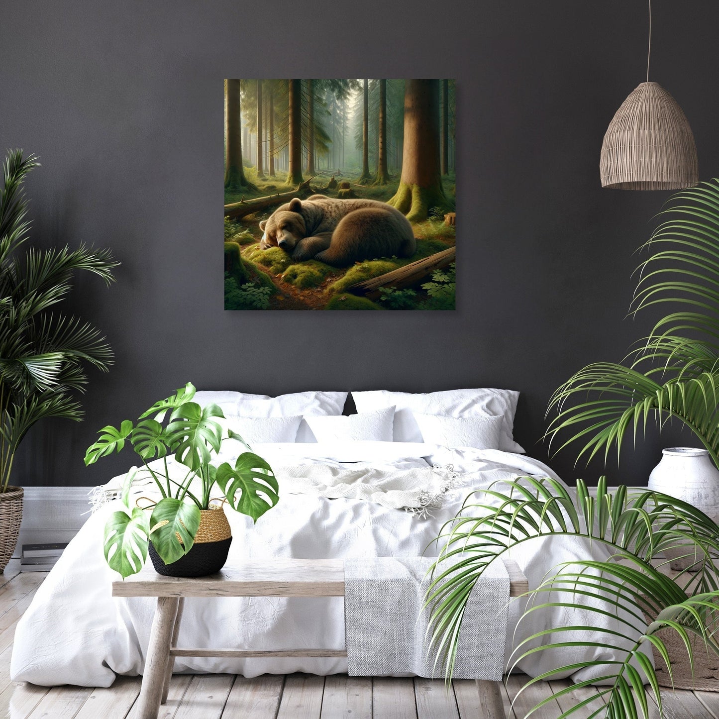Forest Slumber Canvas