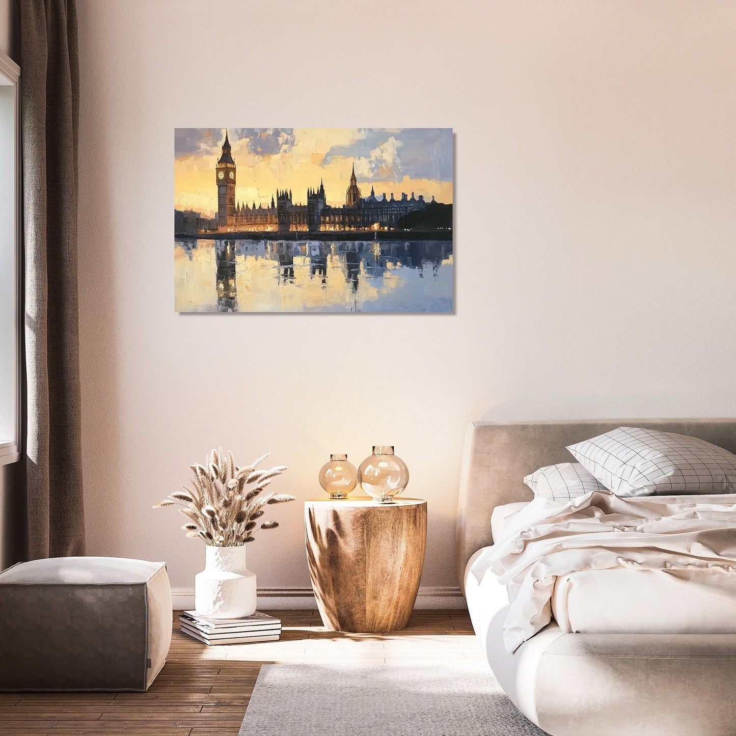 Golden Majesty of Big Ben Canvas