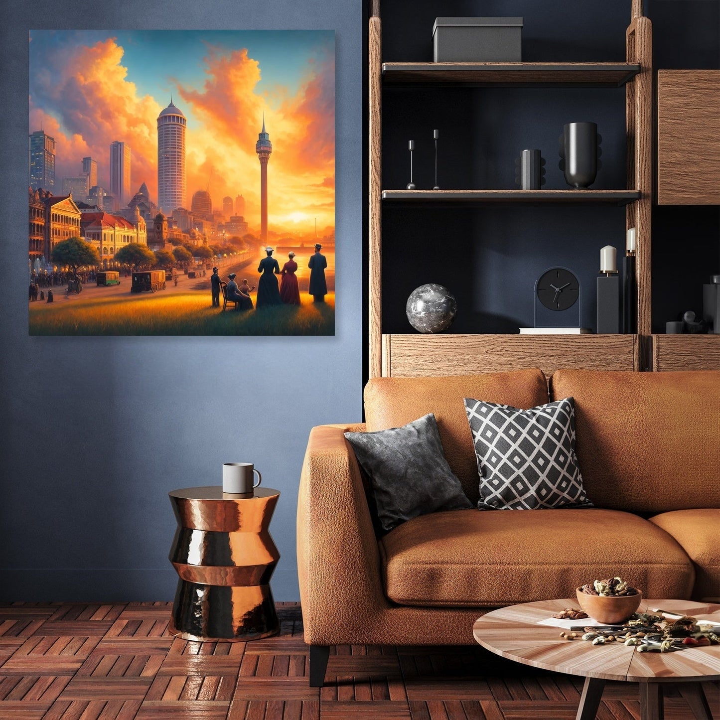 Sunset in Colombo Canvas