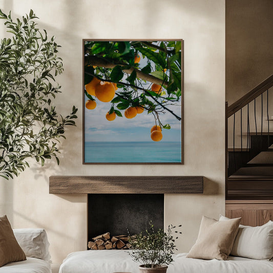 Amalfi Coast Oranges Print