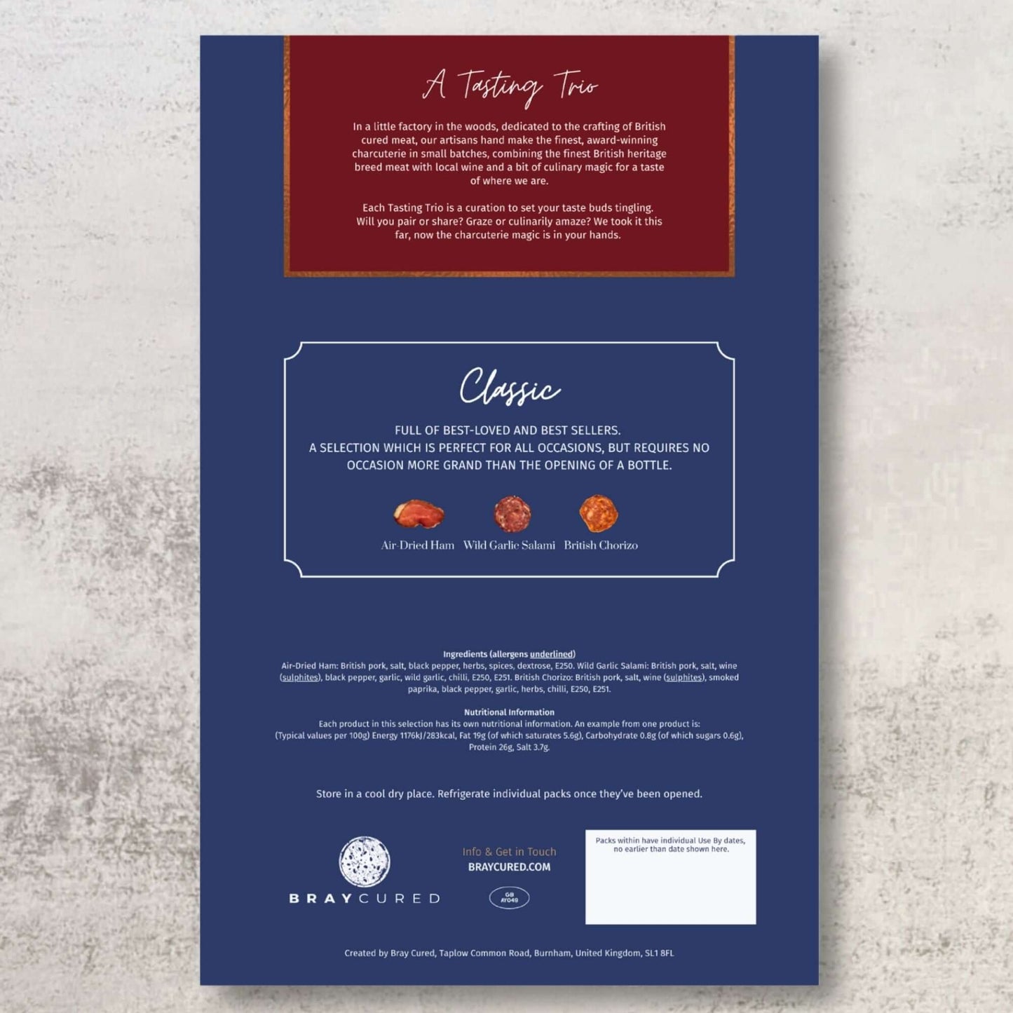 Classic Tasting Trio