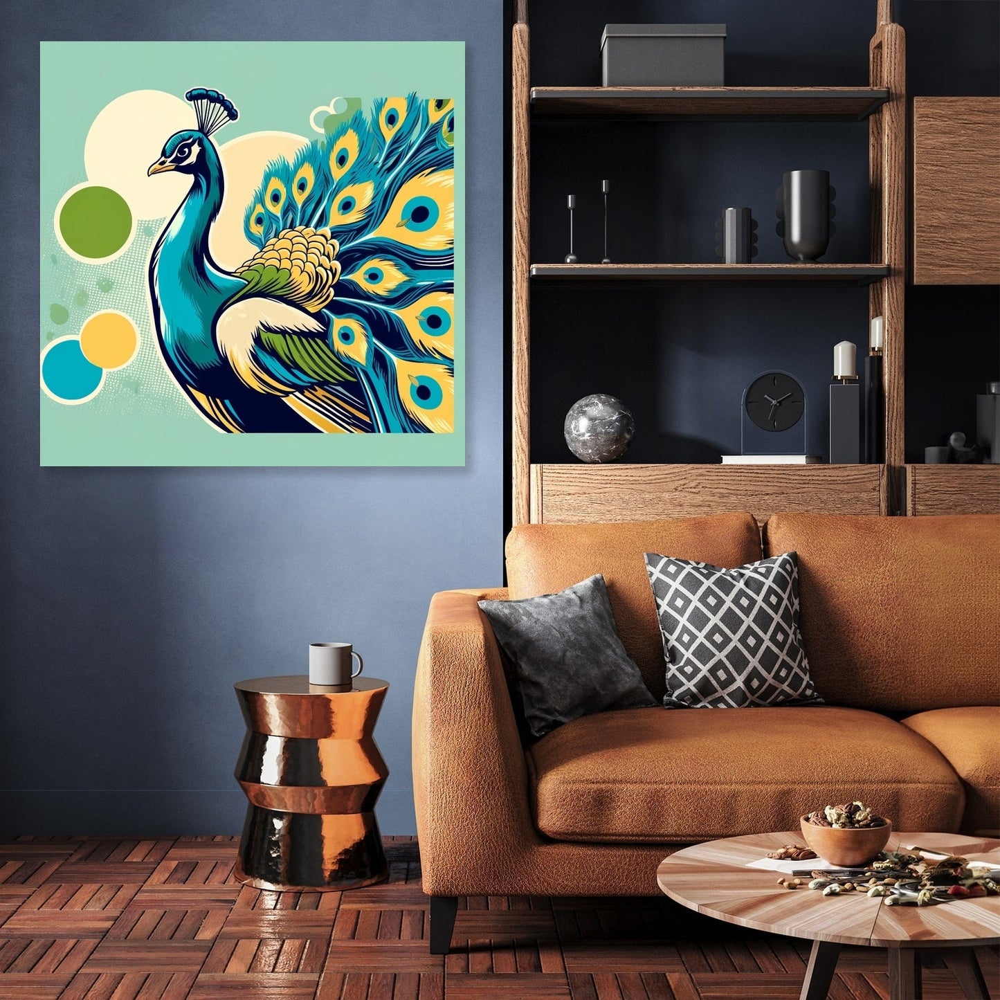 Majestic Peacock Canvas