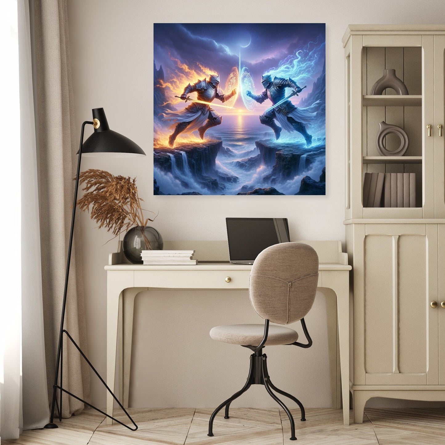 Knights of Elemental Fury Canvas
