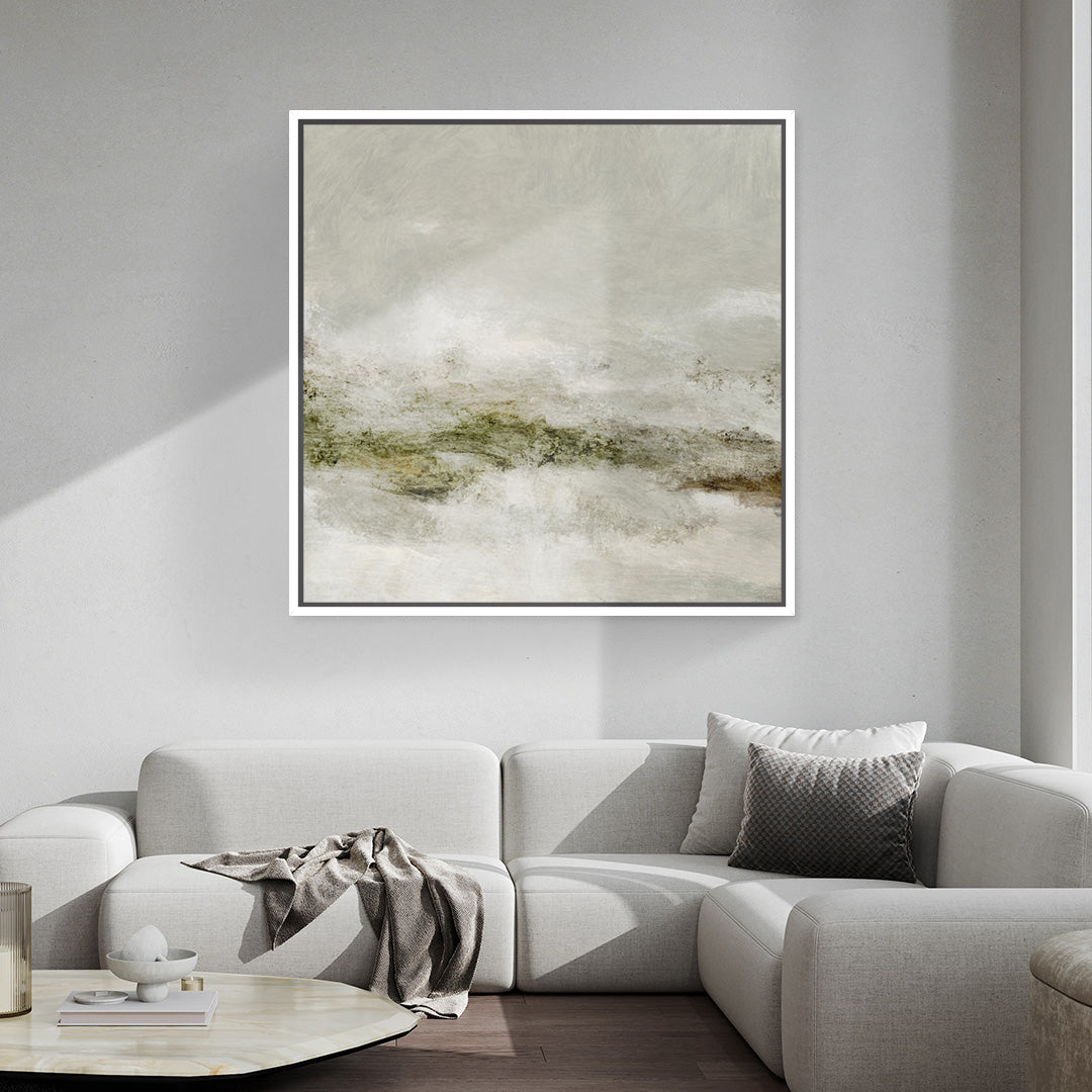 Nature Square Framed Printed Canvas