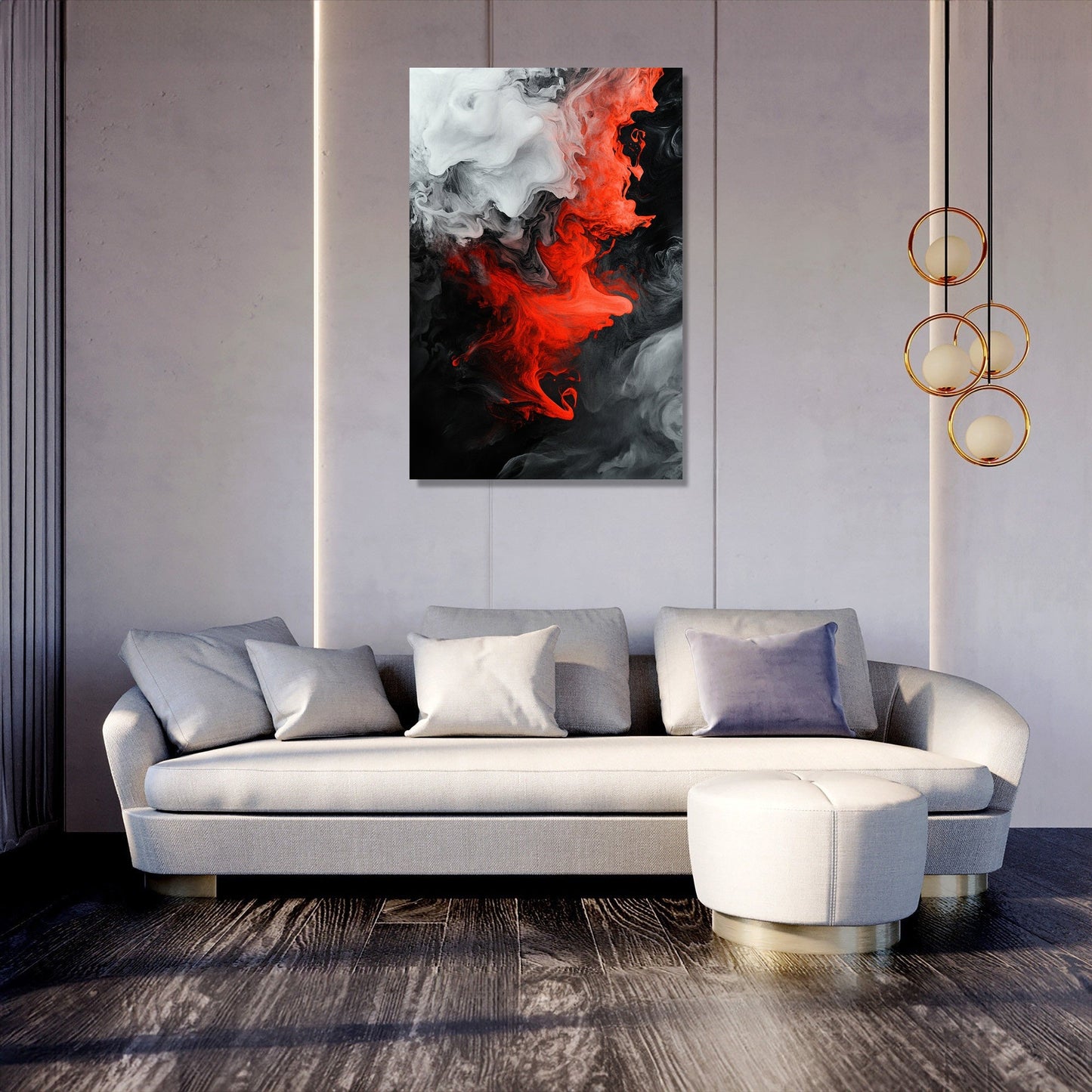 Inferno's Embrace Canvas