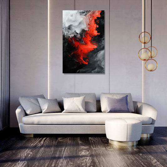 Inferno's Embrace Canvas