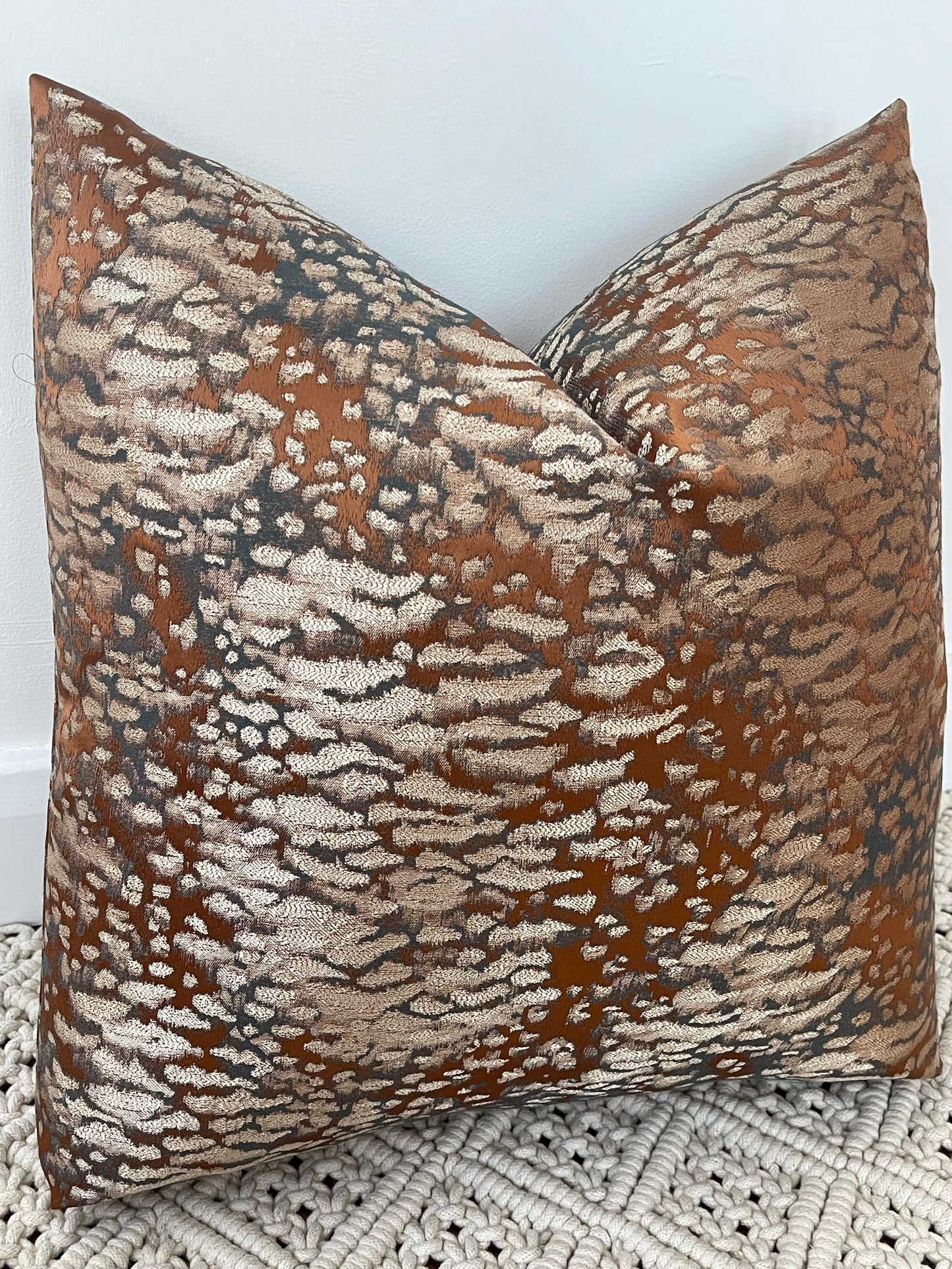 The Couture Cushion - The Bronze Leopard - Style No. 191