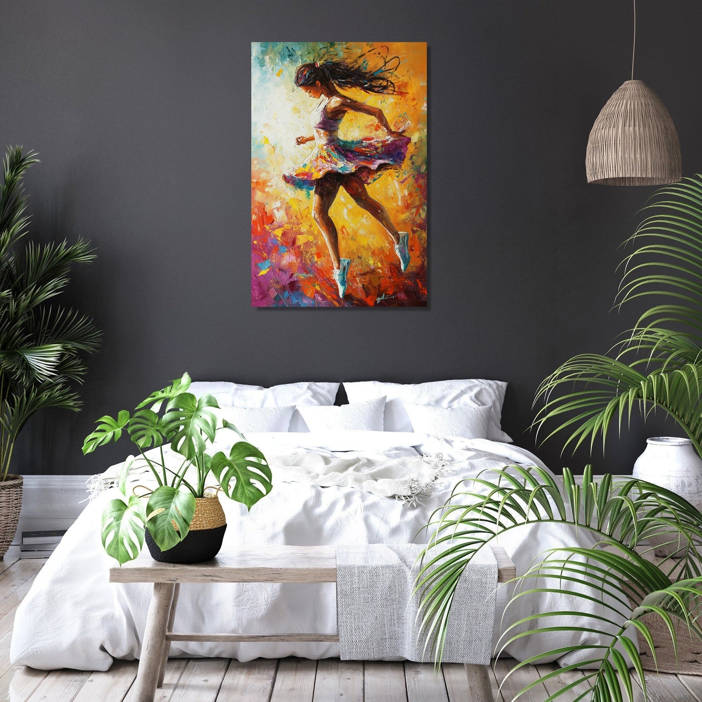 Energy of Exercise Canvas