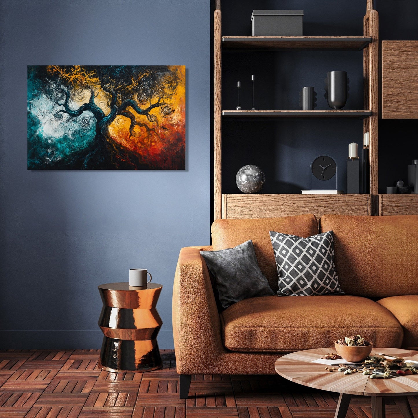 Entwined Tree Canvas
