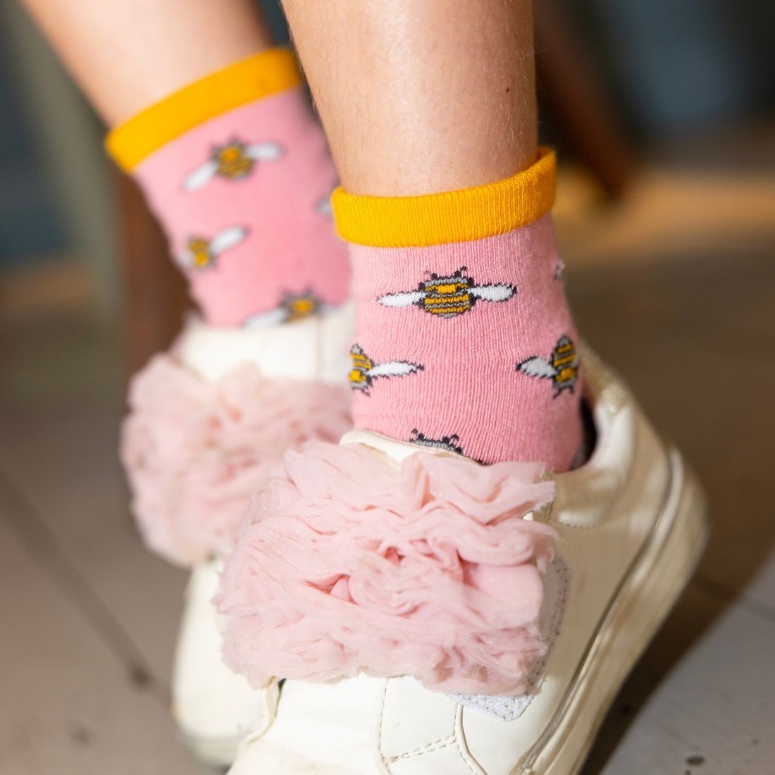 Children's Bumblebee Bamboo Socks