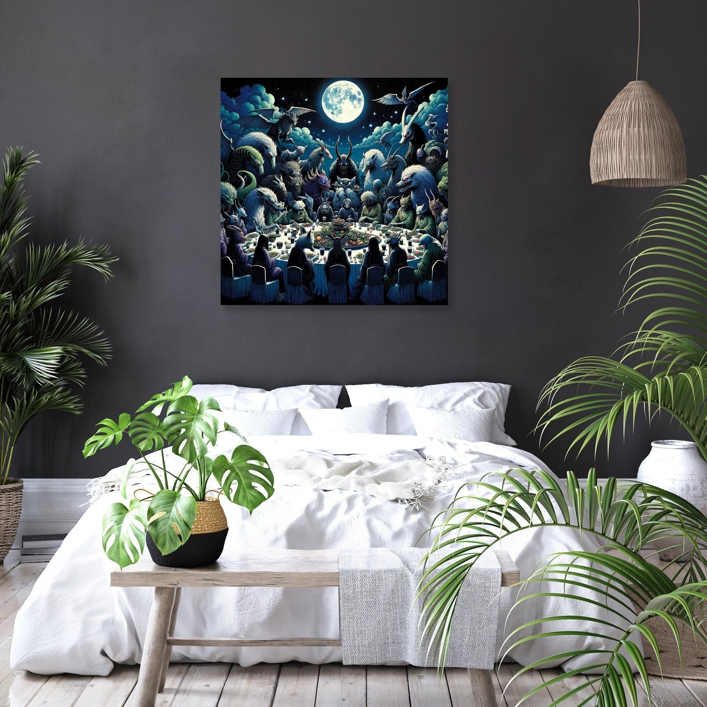 Banquet of the Yokai Canvas