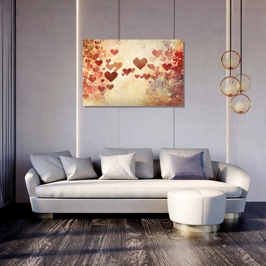 Pixel Heartbeat Canvas