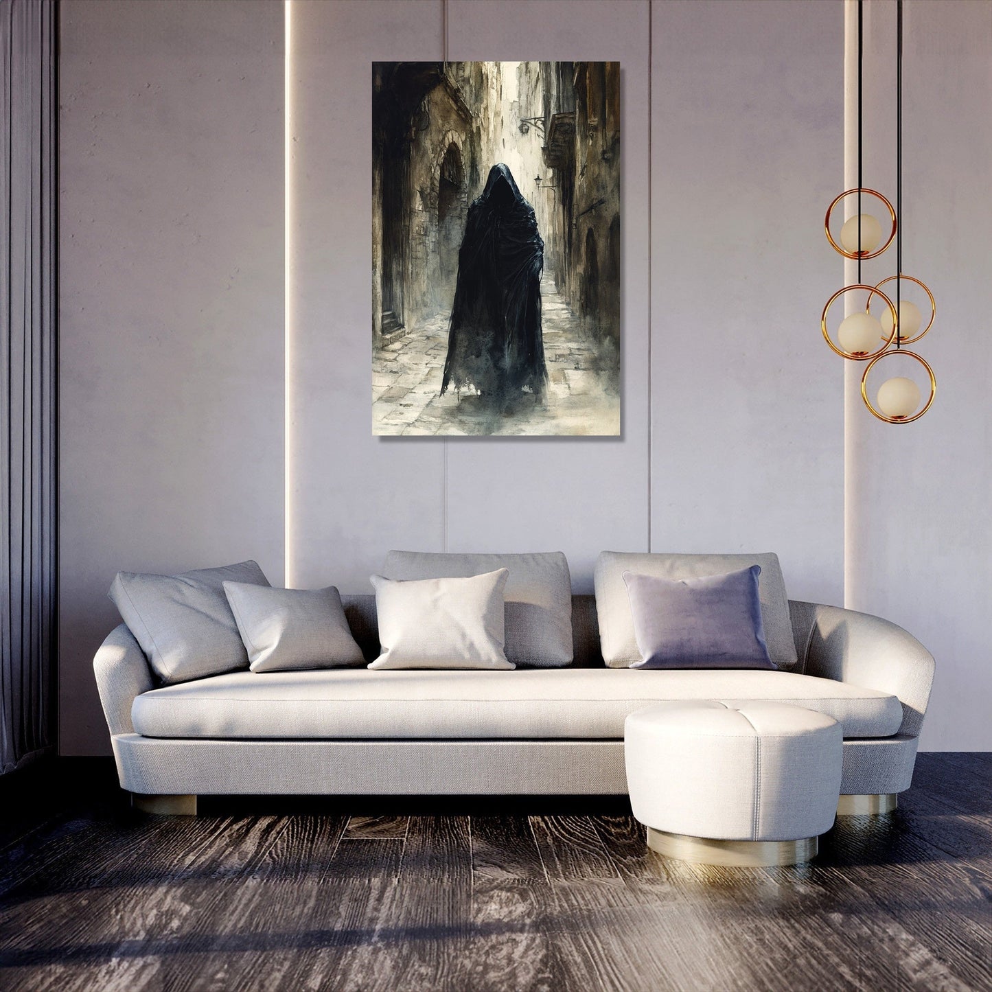 Cloaked Shadow Blade Canvas