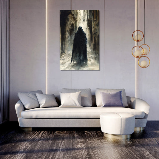 Cloaked Shadow Blade Canvas