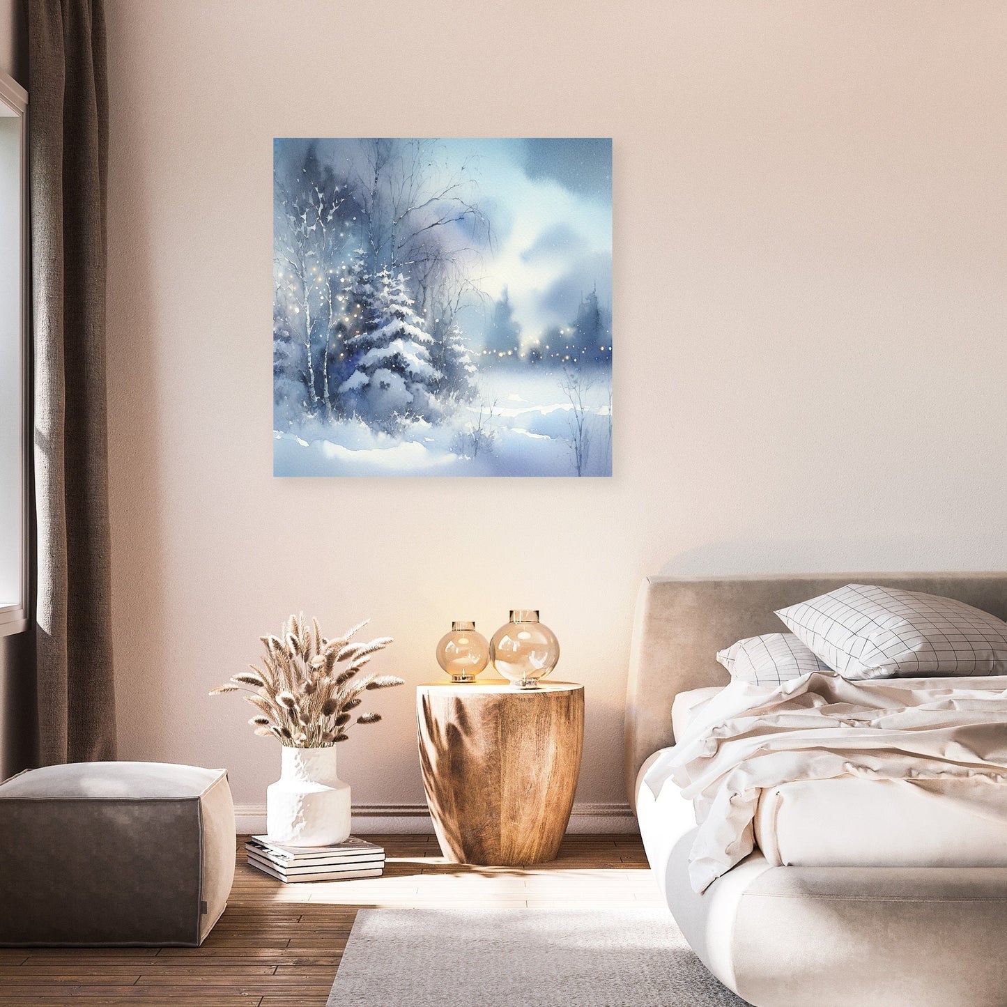 Winter's Melancholy Solitude Canvas