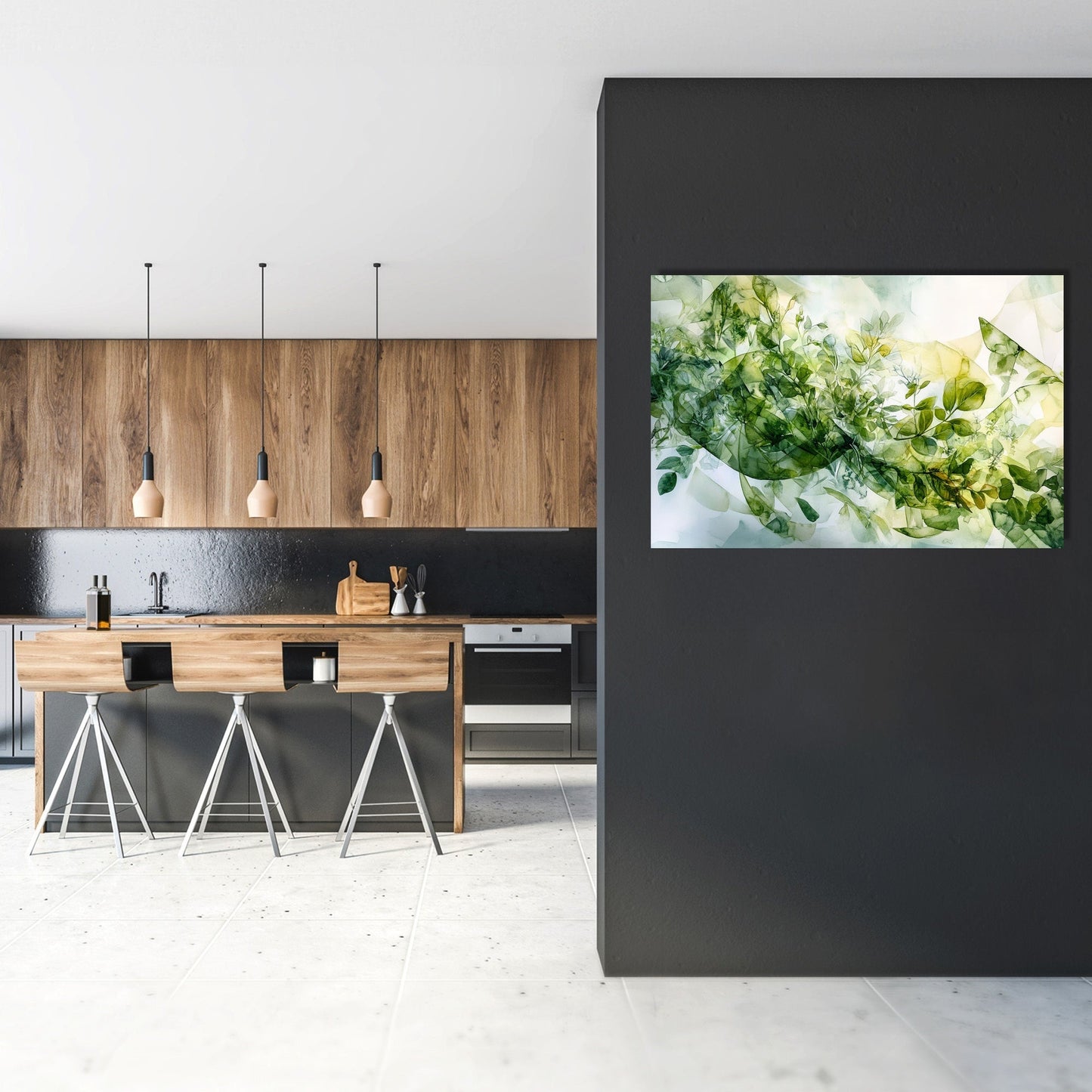 Dreamy Herb Swirl Canvas