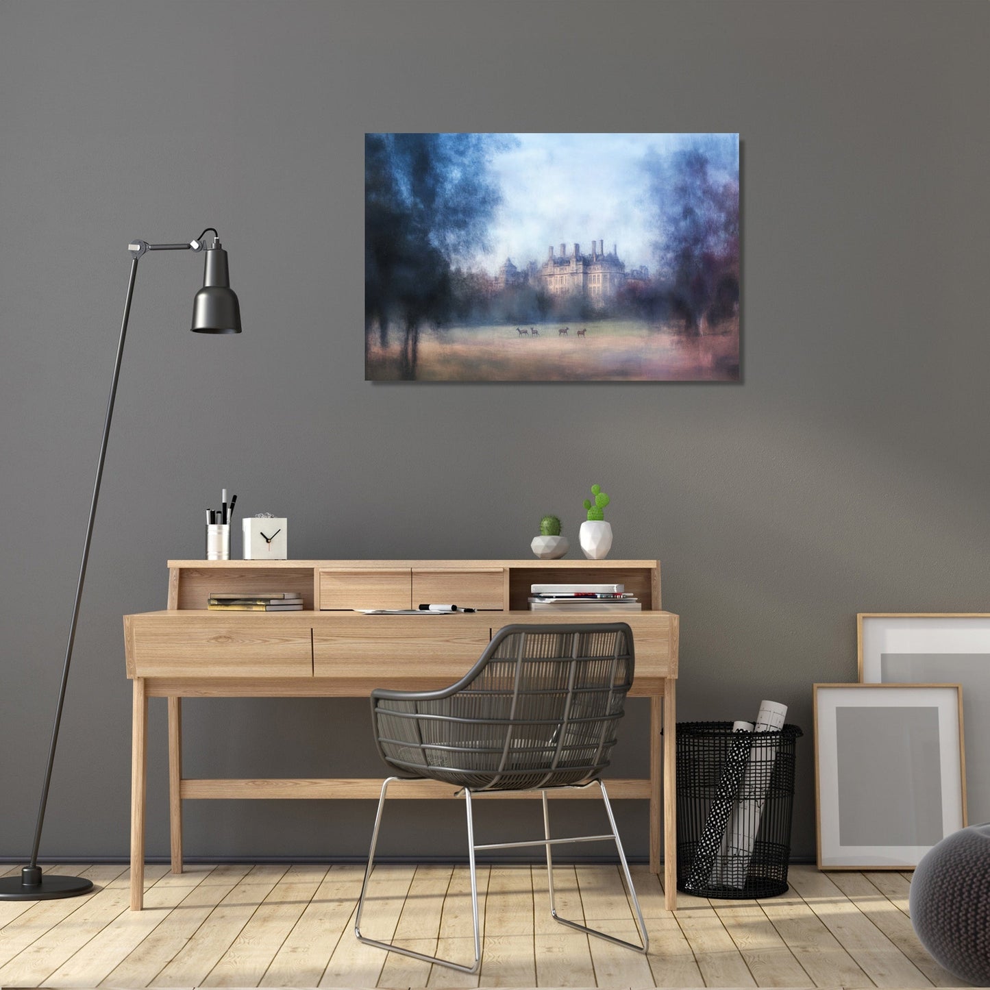 Wollaton Hall Twilight Canvas