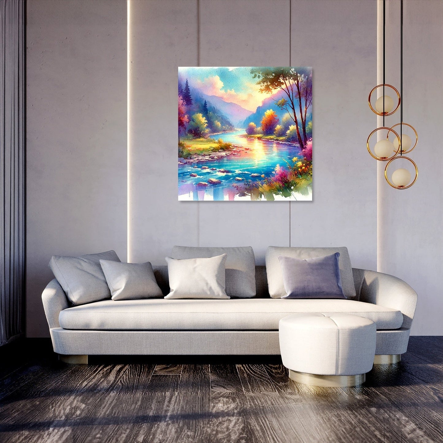 Magical River Canvas