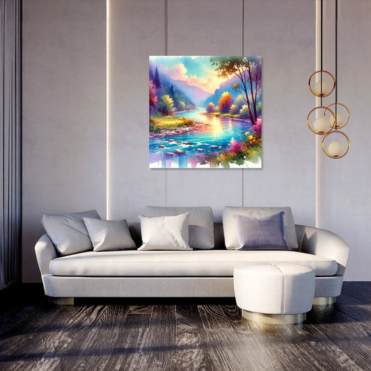 Magical River Canvas