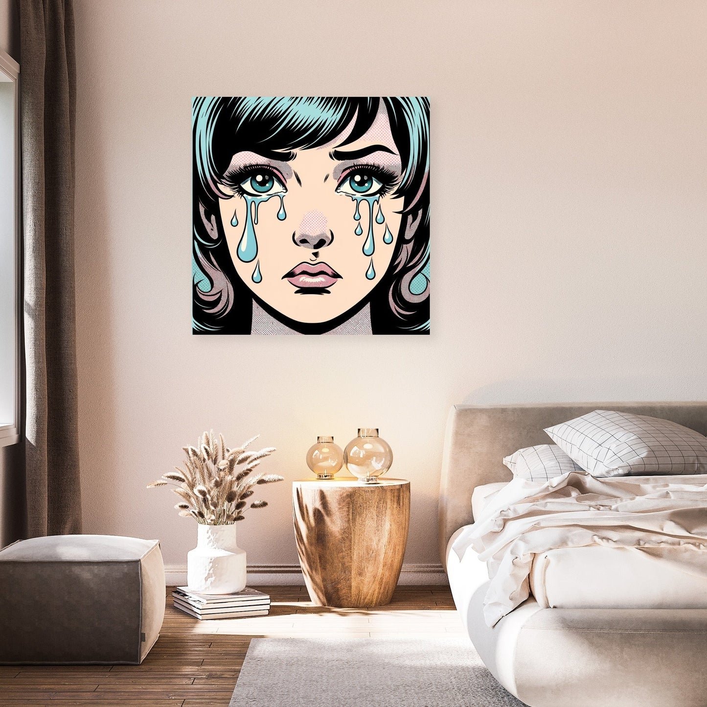 Tearful Pop Canvas