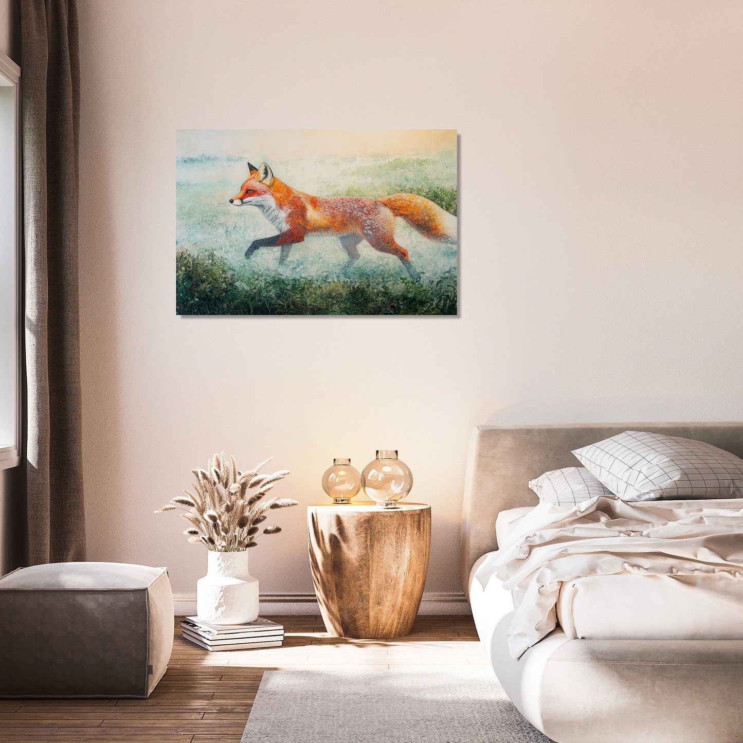 Red Fox Dawn Canvas