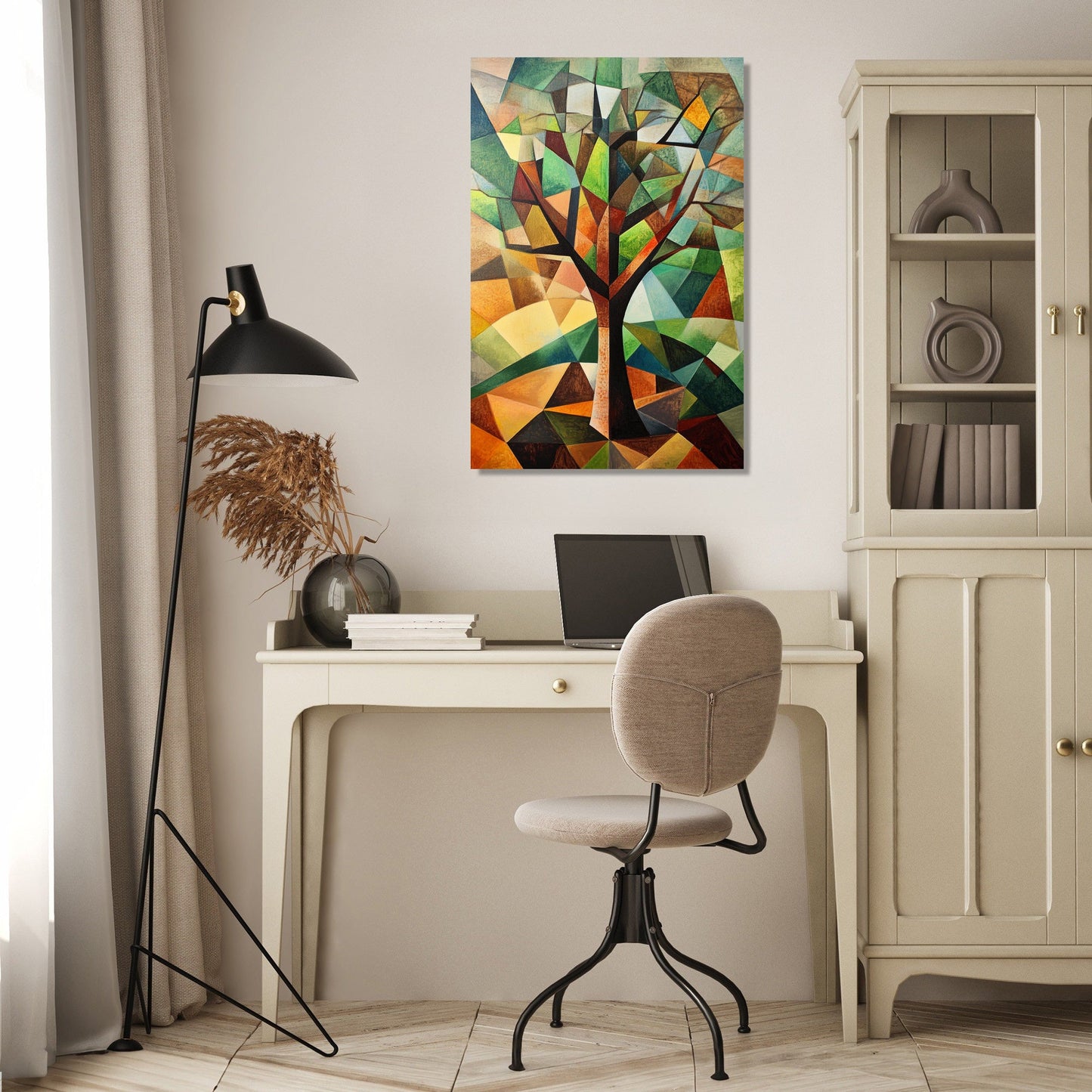 Geometric Tree Canvas
