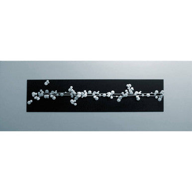 Raised Silver Beads Design Wall Art